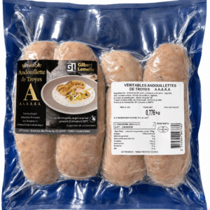 4 andouillettes véritables de Troyes AAAAA environ 600g
