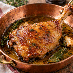 Cuisse de canard confite