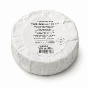 camembert pasteurisé 250g