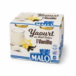 Yaourt vanille  MALO X4