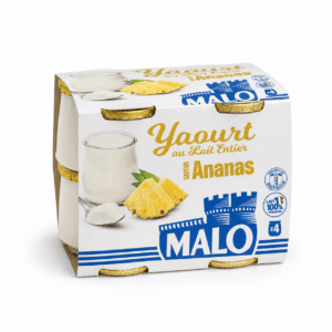 Yaourt à l'ananas  MALO X4