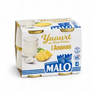 Yaourt à l'ananas MALO X4