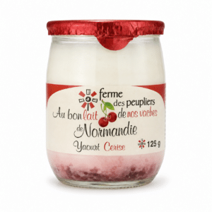 Yaourt à la cerise ferme des peupliers X2
