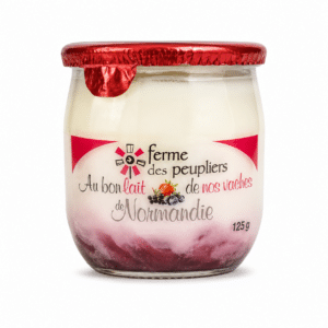 Yaourt aux fruits rouges ferme des peupliers X2