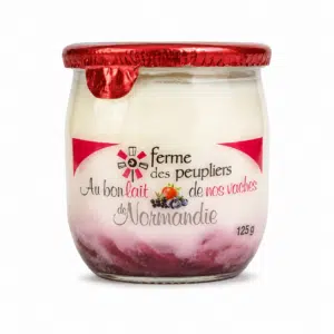 Yaourt aux fruits rouges ferme des peupliers X2