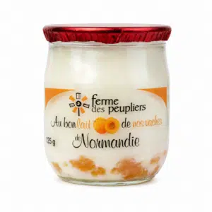 Yaourt aux abricots ferme des peupliers X2