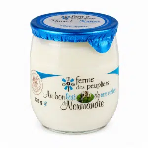 Yaourt nature Ferme des peupliers X2
