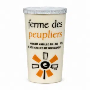 Yaourt à la vanille Ferme des peupliers X4
