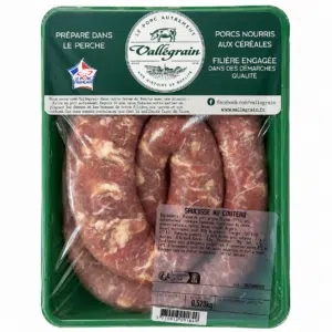 Saucisse au couteau environ 530g