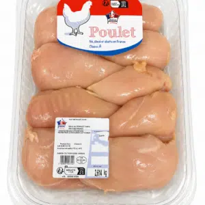 Filet de poulet jaune environ 2,6 KG