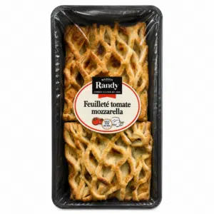 Feuilleté tomates mozzarella MAISON RANDY