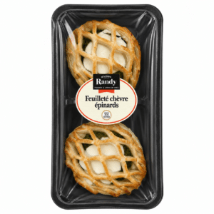 Feuilletés chèvre épinard MAISON RANDY