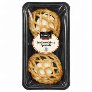 Feuilletés chèvre épinard MAISON RANDY