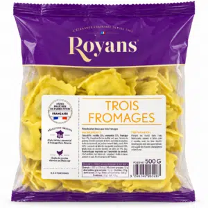 Raviolis frais 3 fromages 500g