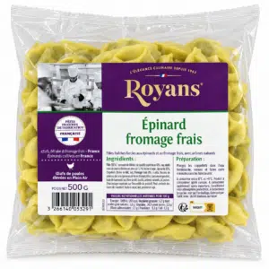 Pâtes fraîches épinards fromage frais 500g