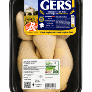 4 cuisses de Poulet fermier Label Rouge