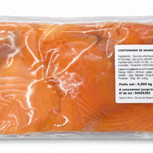 Chiffonnade de saumon 500g