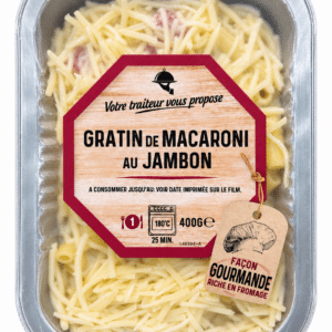 Gratin de Macaroni au jambon 400g