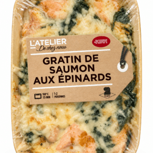 Gratin de Saumon aux épinards 300g