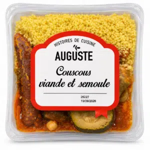 Couscous viande et semoule 1 à 2 personne