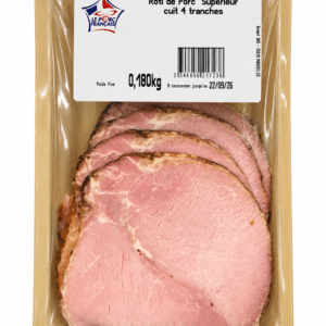 Rôti de porc supérieur 4 tranches 180 g