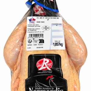 Poulet fermier  jaune Label Rouge environ 1,8kg