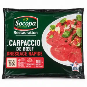 Carpaccio de Boeuf 4 assiettes 300g