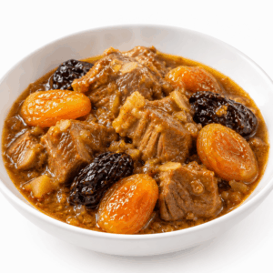Tajine D'agneau au miel abricots et pruneaux pour 2 personnes