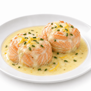 Paupiettes de Saumon sauce beurre citron pour 2 personnes