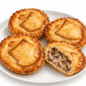 Tourtes aux champignons 2 pièces
