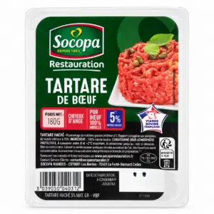 Tartare de bœuf 180g