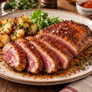 Magret de canard au piment d'Espelette